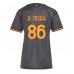 AS Roma Rodrigo Mora #86 Dámské 3rd Dres 2026-27 Krátkým Rukávem AS Roma Rodrigo Mora #86 Dámské 3rd Dres 2026-27 Krátkým Rukávem